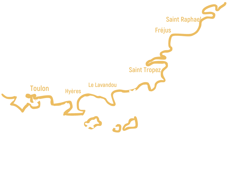 Croisière et location en Méditerranée Carte zone Est