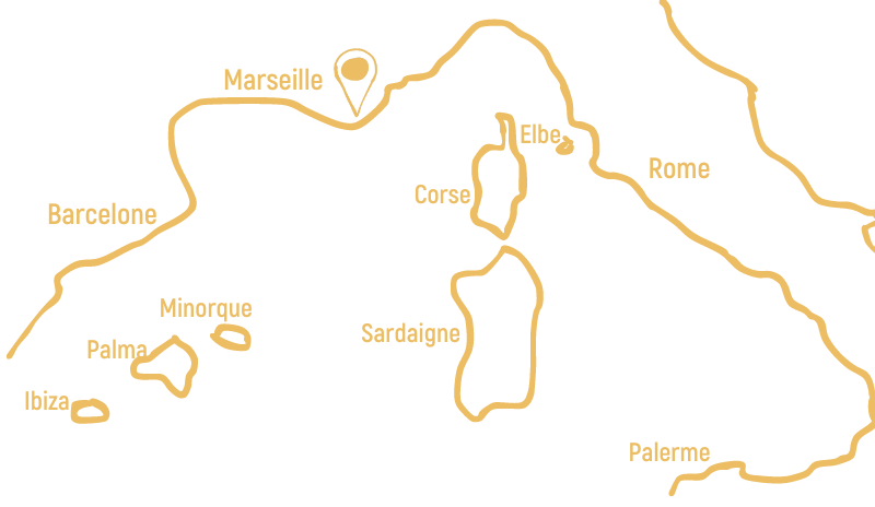 Croisière & location en Méditerranée grande zone de navigation