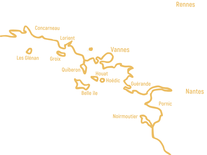 Carte accessibilité La Trinité sur Mer