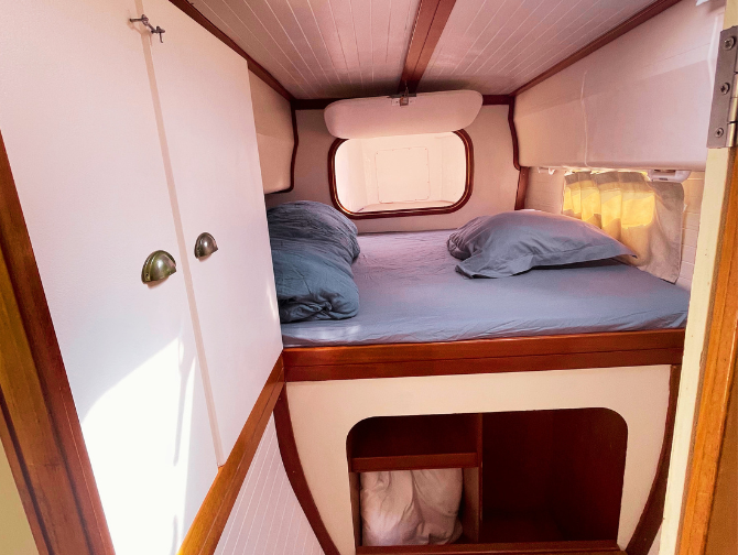 cabine avant vue sur pointe avant